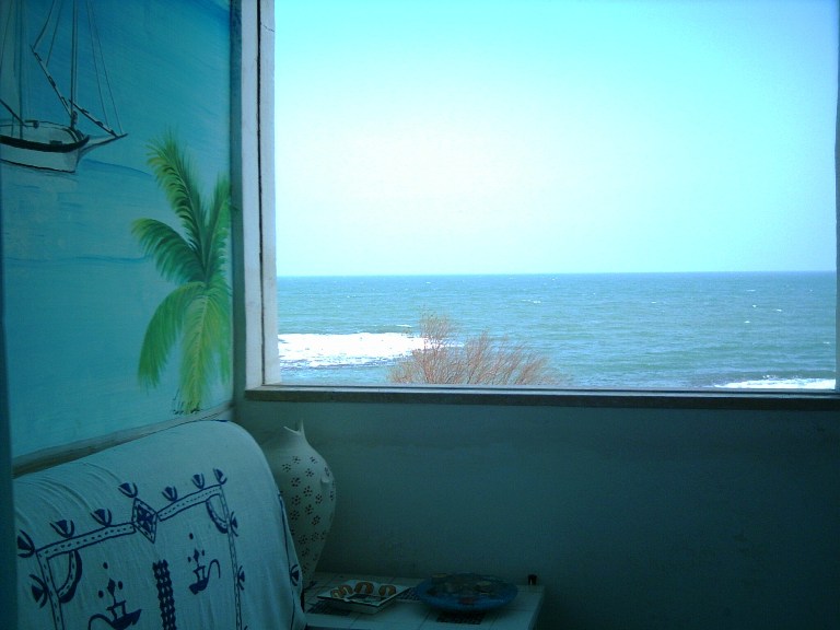 Vista del mare di Ostuni dal soggiorno